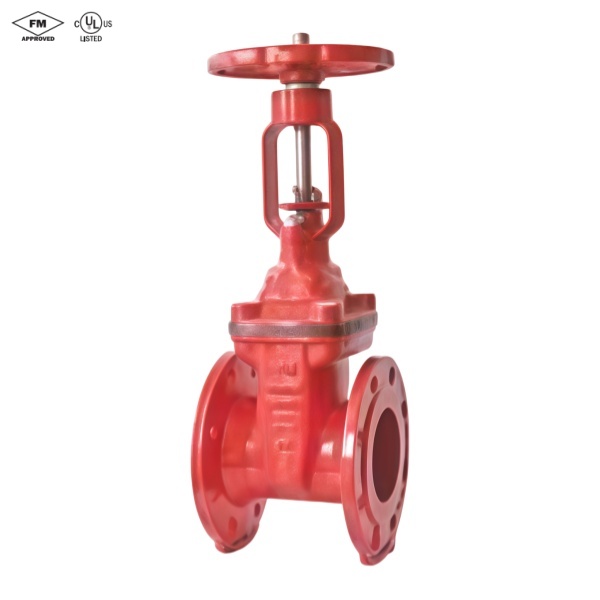 DIN F4 Flanged Resilient Seated OS&Y Gate Valve